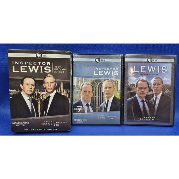 INSPECTOR LEWIS Complete 8 Seasons Kevin Whately Laurence Fox Masterpiece DVD - Picture 3 of 8